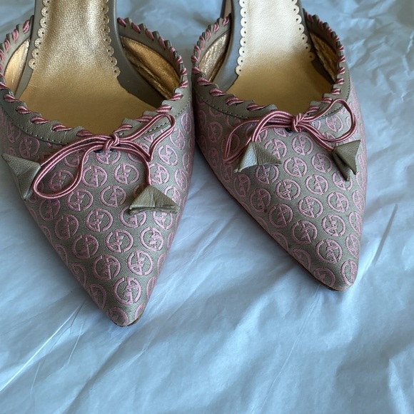 Giorgio Armani Heels Size 38 1/2 - Picture 4 of 12